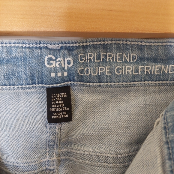 Gap Girlfriend Jeans Size 12 - Picture 4 of 7